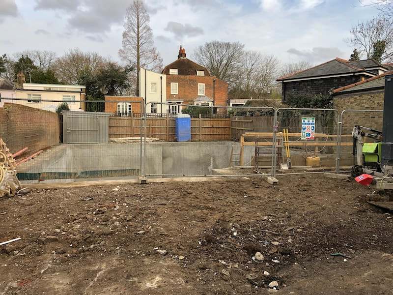 new build homes project In Dulwich Village 
